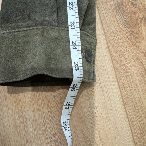 Alfani Green Suede Shirt Jacket – Women’s Large - Picture 12 of 13